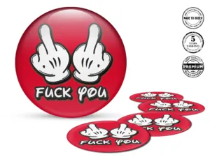 Domed Stickers Edition Custom Rim Decals